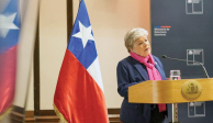 La canciller Alicia Bárcena, el pasado 9 de agosto en Santiago, Chile.