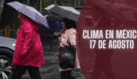 Este es el clima en México hoy sábado 17 de agosto de 2024.