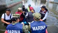 Llegan refuerzos a Chalco por instrucciones de la Gobernadora Delfina Gómez.