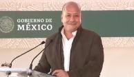 Enrique Alfaro, en conferencia de prensa del Gobierno federal.