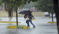 Se registran fuertes lluvias en CDMX.