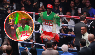 Floyd Mayweather Jr. hace una espectacular entrada junto a Natanael Cano