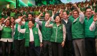 Dirigentes y legisladores, el martes, en el evento “Gobiernos Verdes”.