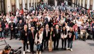 El presidente López Obrador encabezó, ayer, el Primer Encuentro Continental de Comunicador@s.