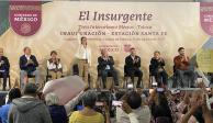 Claudia Sheinbaum, presidenta electa, encabezó junto con el presidente López Obrador la inauguración del Tren "El Insurgente".