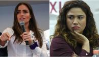 Catalina Monreal, a la derecha, y Alessandra Rojo de la Vega, a la izquierda.