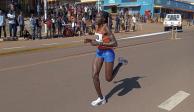 Rebecca Cheptegei durante una competencia el año pasado.