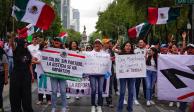 Manifestantes descartan bloqueo de Senado en discusión de reforma al Poder Judicial.