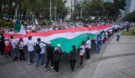 Trabajadores del Poder Judicial se manifestaron la semana pasada afuera del Senado.