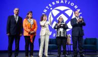 Norma Piña, ministra de la Suprema Corte de Justicia de la Nación  (SCJN) durante la inauguración de international Bar Association en el Centro de Convenciones Citibanamex.