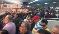 Usuarios del Metro CDMX denuncian retrasos en Línea 3.