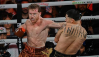 'Canelo' Álvarez un protector bucal de oro en la pelea contra Edgar Berlanga