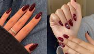 Uñas burgundy en tendencia para otoño 2024