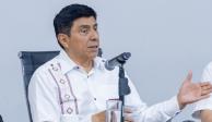 Ante huracán 'John', Salomón Jara instala sesión permanente del Consejo Estatal de Protección Civil de Oaxaca.