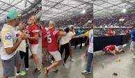 Fan de los Rams da brutal golpiza a una mujer y un hombre es noqueado