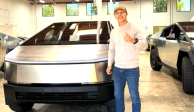 Jaime Munguía presume su nueva Tesla CyberTruck