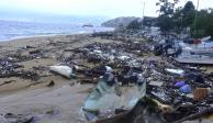 Las lluvias provocadas por el huracán John afectan al puerto de Acapulco