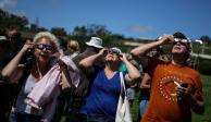 Así fue el eclipse solar HOY 2 de octubre