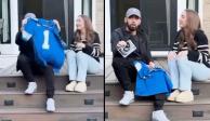 Eminem fue gratamente sorprendido por su hija con un jersey de los Lions de por medio.