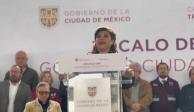 Clara Brugada inicia audiencias ‘Zócalo de Gobierno Ciudadano’.