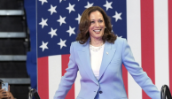 Kamala Harris, candidata a la presidencia de Estados Unidos en campaña en Atlanta