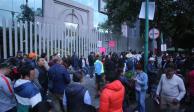 Trabajadores se concentraron este lunes en el edificio del CJF al sur de CDMX.