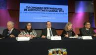 Norma Piña, presidenta de la SCJN, ayer, en la inauguración del XVLI Congreso Iberoamericano.