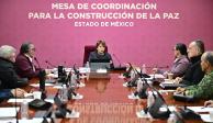 La Gobernadora Delfina Gómez Álvarez lidera la Mesa de Coordinación para la Construcción de la Paz en el Estado de México.