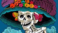 La Catrina de José Guadalupe Posada es de las más utilizadas en este Día de Muertos; prácticamente se convirtió en un ícono.