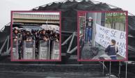 Manifestación de trabajadores del Poder Judicial.