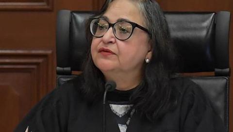 Ministra presidenta de la Suprema Corte de Justicia de la Nación (SCJN), Norma Piña