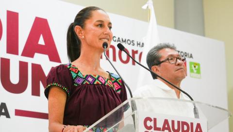Claudia Sheinbaum Pardo, candidata de Morena.