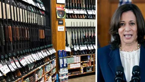Kamala Harris llama a prohibir las armas de asalto en Estados Unidos