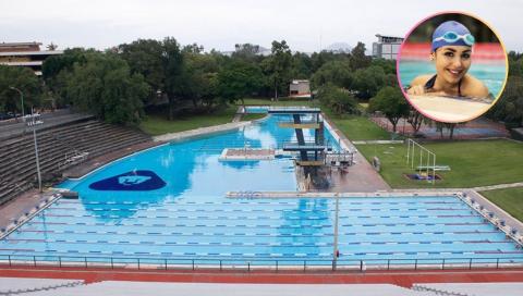 Puedes practicar natación en la Alberca Olímpica de la UNAM.