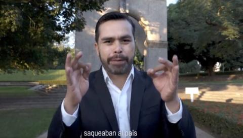 Jorge Álvarez Máynez reprocha al INE censura de spots.