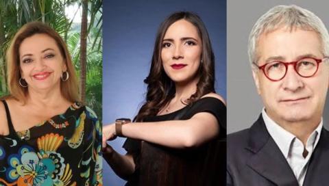 Perfilan a Javier Solórzano, Luisa Cantú y Elena Arcila como moderadores para el tercer debate.