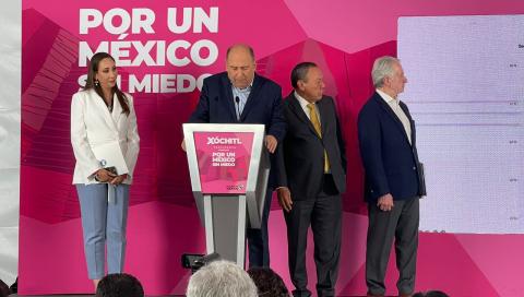 La coalición Fuerza y Corazón por México señaló que al menos  29% de secciones electorales en riesgo por el crimen organizado.