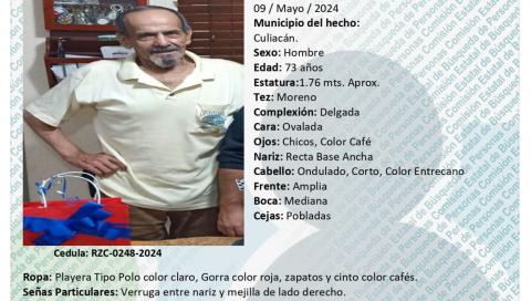 Marco Antonio Guerra fue reportado como desaparecido el pasado 9 de mayo al salir de su vivienda.