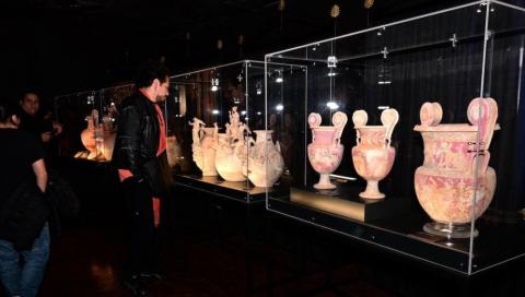 Inauguran exposición de Italia prerromana en el Museo Nacional de Antropología.
