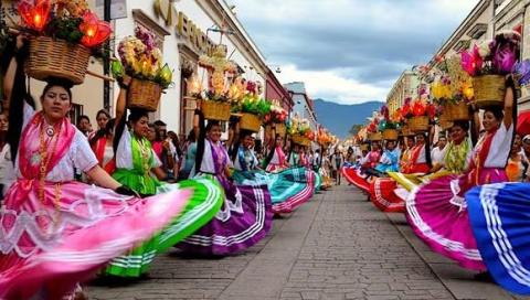 Fiestas de la Guelaguetza, en Oaxaca.