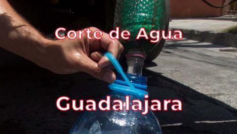 El SIAPA anunció un nuevo corte de agua en Guadalajara, Jalsico.