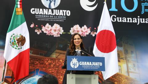 La Gobernadora de Guanajuato, Libia Dennise Muñoz Ledo, destaca el compromiso con Hiroshima para fortalecer lazos de amistad y cooperación tras una década de colaboración.