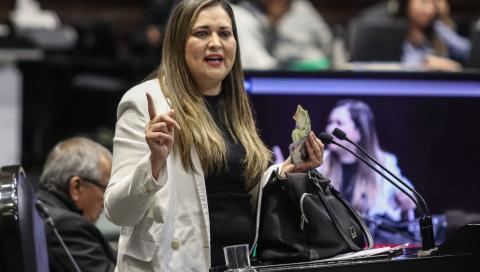 Senadora Cynthia López deja el PRI