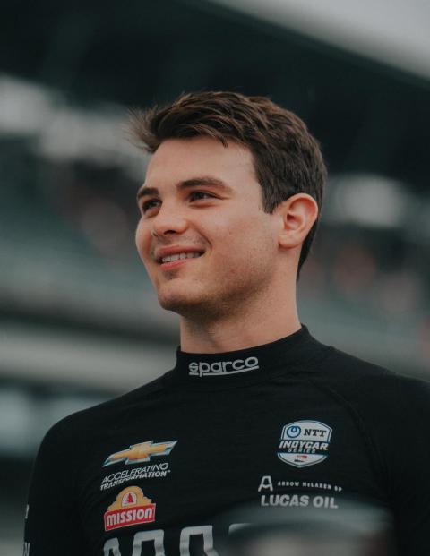 Pato O'Ward disputa su tercera temporada en la IndyCar Series con McLaren.