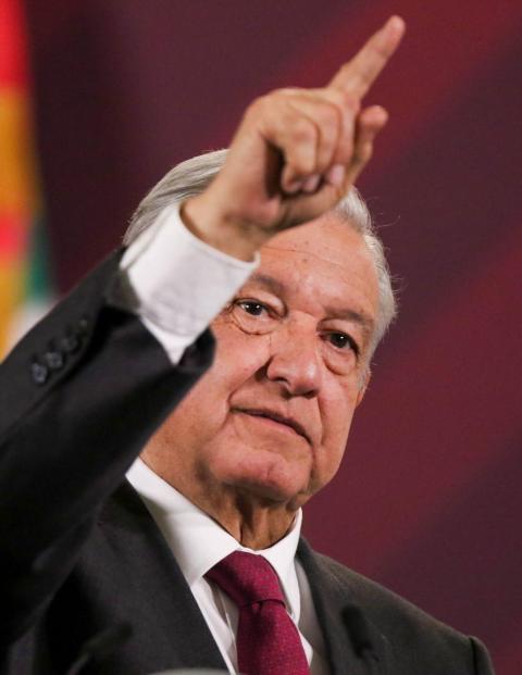 Andrés Manuel López Obrador, presidente de México, ofreció su conferencia de prensa este miércoles 15 de mayo del 2024, desde Palacio Nacional, en CDMX.