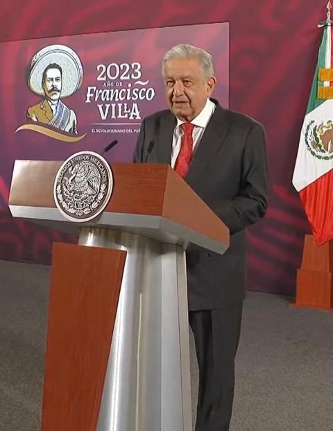 Andrés Manuel López Obrador este jueves 30 de noviembre del 2023
