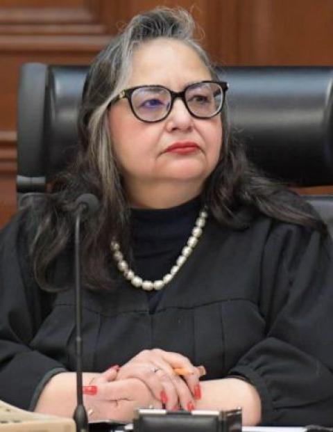 Norma Piña, ministra Presidenta de la Corte.