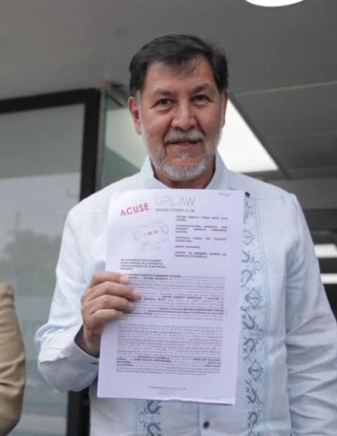 Conflicto México-Ecuador: Fernández Noroña denuncia ante FGR a Daniel Noboa.