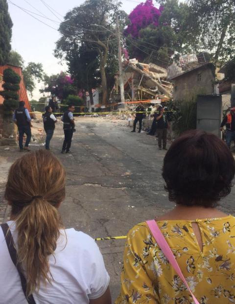Fuerte explosión en Tlalpan deja varios heridos.