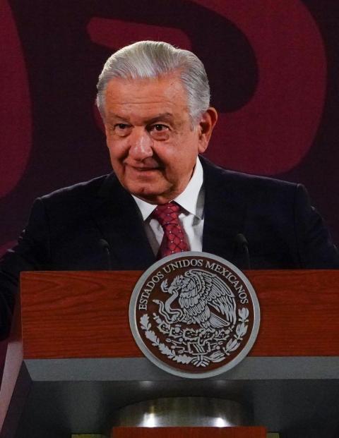 Andrés Manuel López Obrador, presidente de México, ofreció su conferencia de prensa este miércoles 8 de mayo del 2024, desde Palacio Nacional, en CDMX.